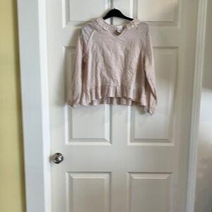 Girls Heart & Arrow Ruffle Hem Blouse- Long Sleeve Spring Summer